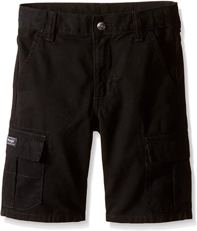 Amazon.com: Wrangler Authentics Boys' Big Classic Cargo Short, Black, 10: Clothing