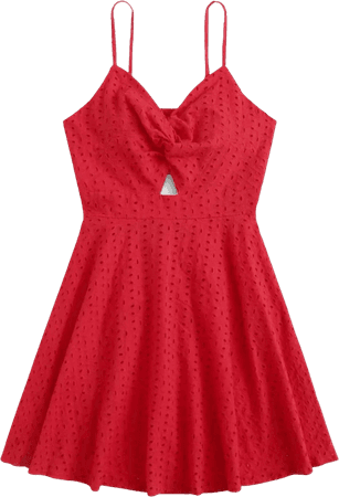 red sundress bow