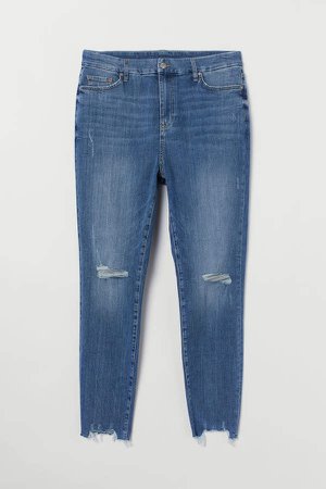H&M+ Skinny High Ankle Jeans - Blue