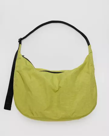 Large Nylon Crescent Bag : Lemongrass - Baggu