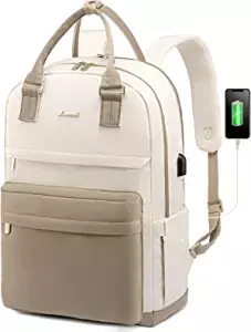 Amazon.com: LOVEVOOK Laptop Backpack for Women, 17.3 Inch Laptop Bag with USB Port Fashion Student Bookbag Waterproof Backpacks Teacher Nurse Stylish Travel Bags Vintage Daypacks for School, College, Work : Electronics