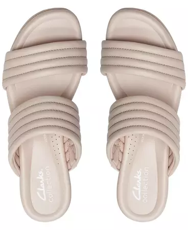 Clarks Women's Chelseah Path Slide Wedge Sandals - Macy's