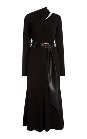 Clement Belted Jersey Dress by Nanushka | Moda Operandi