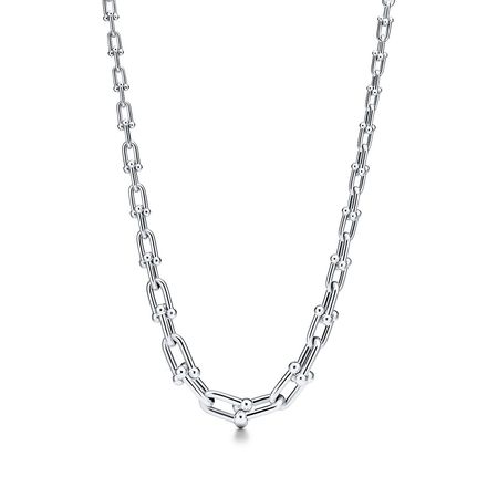 tiffany chain silver necklace