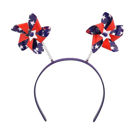 fourth of july pinwheel headband