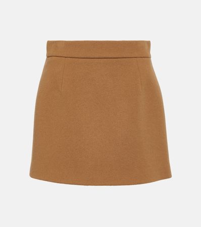 Wool Miniskirt in Beige - Tods | Mytheresa