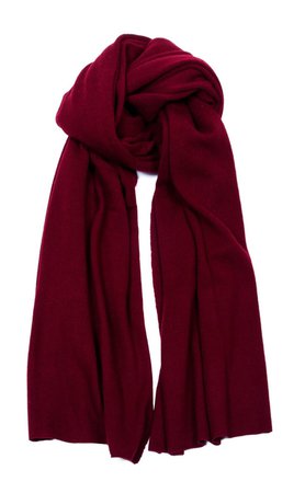 burgundy cashmere scarf