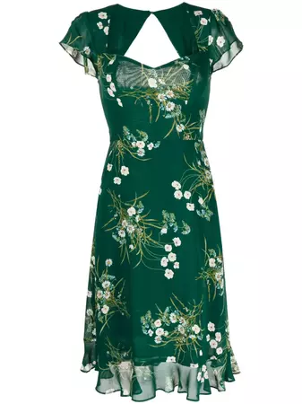 Reformation Rosi floral-print short-sleeve Dress - Farfetch