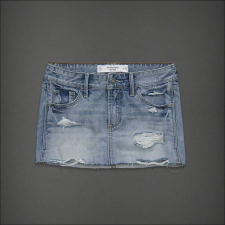 Abercrombie & Fitch Jeans Mini Skirt