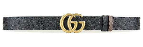 Gucci Reversible Double G Buckle Leather Belt