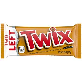 Twix Caramel Full Size Caramel Cookie Chocolate Candy Bar - 1.79oz : Target