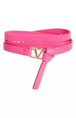 Valentino Garavani VLOGO Signature Leather Wrap Bracelet | Nordstrom