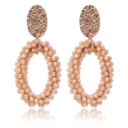 2018 New Design Trendy Russia Crystal Dangle Earrings for Women Vintage Acrylic Brincos Gift Wholesale|Drop Earrings| - AliExpress