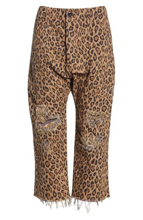 R13 Leopard Utility Pants | Nordstrom