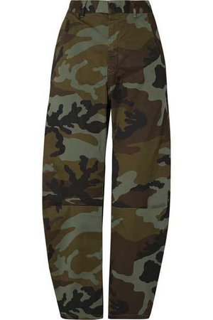 Nili Lotan | Emerson camouflage-print stretch-cotton wide-leg pants | NET-A-PORTER.COM