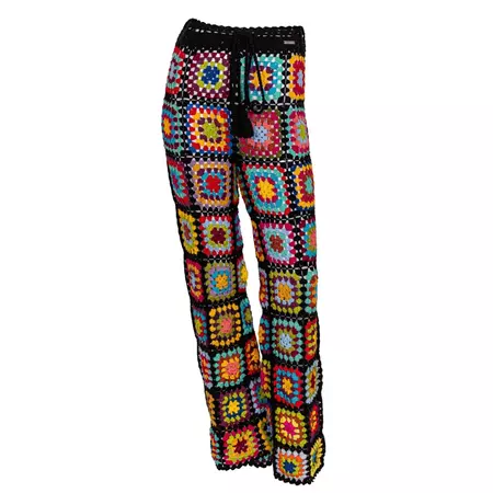 Square Crochet Pants - Multicolour | Tricult | Wolf & Badger