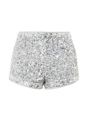 Silver sequence shorts