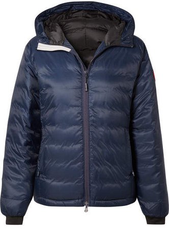 Camp Hooded Quilted Shell Down Jacket - Navy