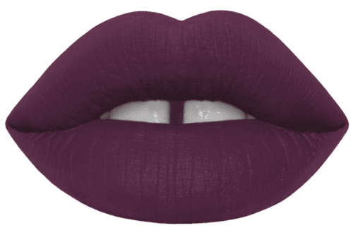 deep purple lips