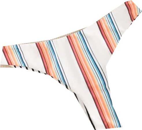 striped bathing suit bottoms