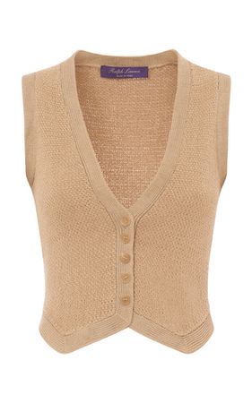 Silk Knit Vest By Ralph Lauren | Moda Operandi