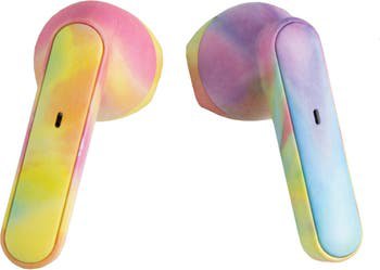 Pastel Tie Dye Earbuds with Case | Nordstrom