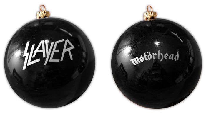 Slayer & Motörhead Christmas Tree Ornaments