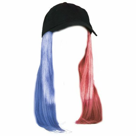 Blue and Pink Split Dye with Black Cap (Heavenscent edit)
