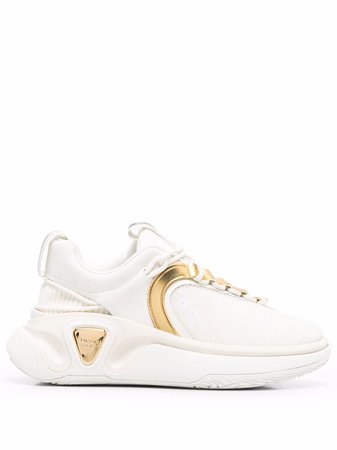 Shop Balmain B-Runner mesh-panel sneakers with Express Delivery - FARFETCH