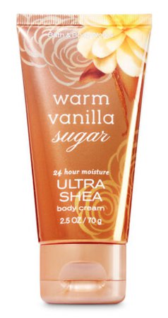 bath and body works warm vanilla sugar mini body cream