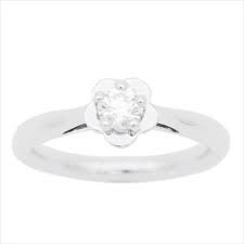 Chanel Camellia J3569 Platinum 950 Engagement & Wedding Diamond Ring
