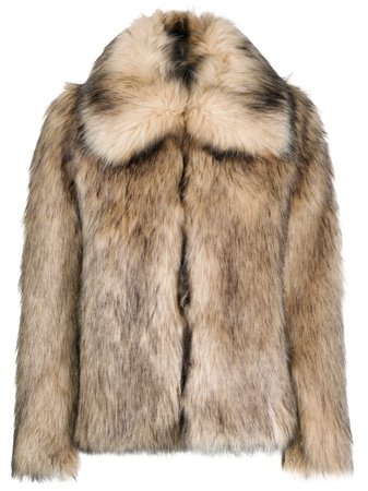 Paco Rabanne Oversize faux-fur Coat - Farfetch