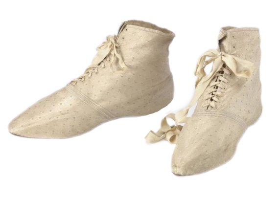 white regency half boots
