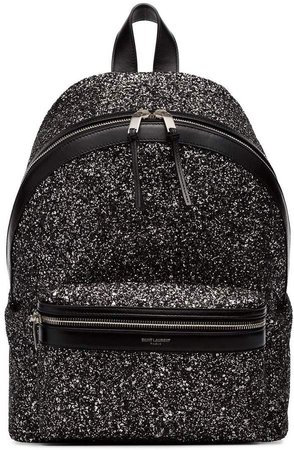 black city glitter backpack