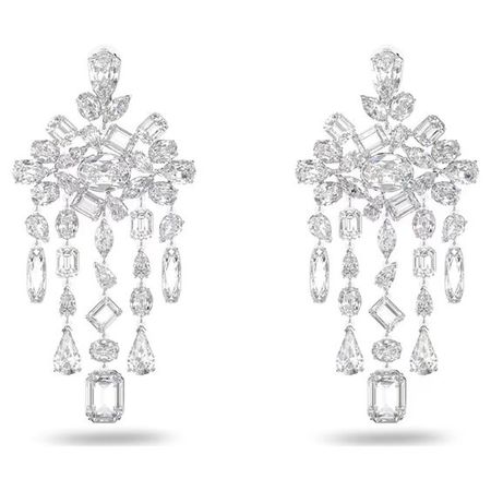 gemma chandelier earrings swarovski crystal