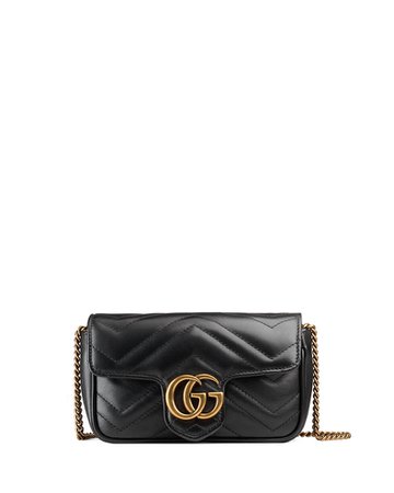 Gucci GG Marmont Matelasse Leather Super Mini Bag | Neiman Marcus