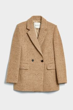 Gant beige textured blazer-coat
