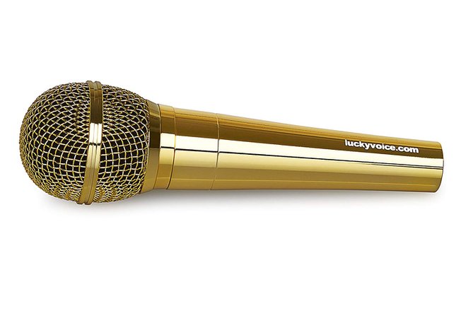 gold microphone - Google Search