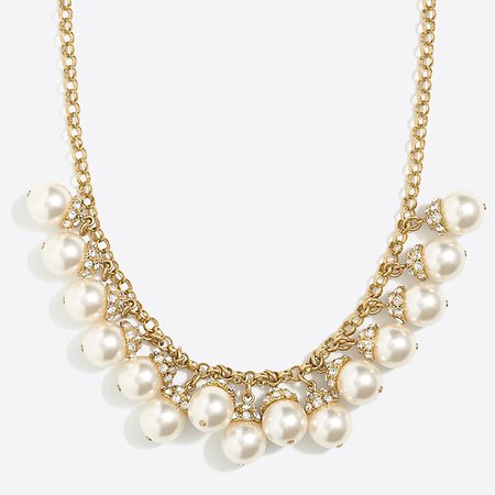 Pearl accent necklace J.Crew