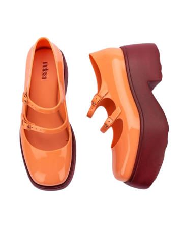The Melissa Farah orange heels