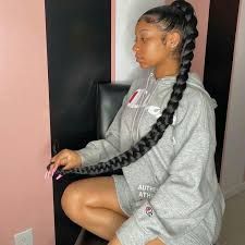 braided ponytail black girl - Google Search