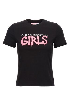 chiara ferragni brand 'Girls Supporting Girls' T-shirt available on www.julian-fashion.com - 273708 - US