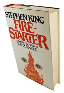 *clipped by @luci-her* Stephen King "Firestarter" Signed First Edition, First Printing, Fine/Fine