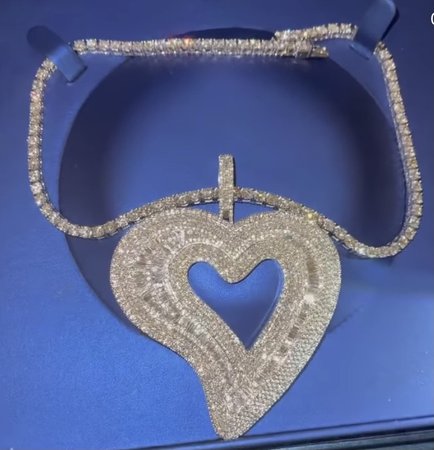 jayda wayda heart necklace