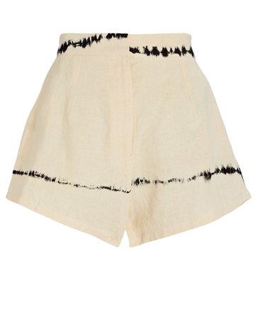 SWF Tie-Dye Linen Shorts | INTERMIX®