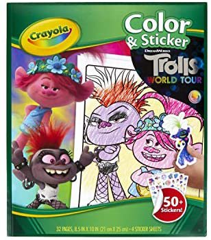Amazon.com: Crayola Toy Story 4 Coloring Pages & Stickers, Kids at Home Activities, Gift for Kids, Age 3, 4, 5, 6, 7, Multi: Toys & Games
