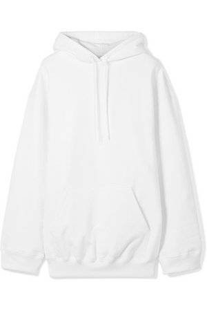 Balenciaga | Oversized printed cotton jersey hoodie | NET-A-PORTER.COM