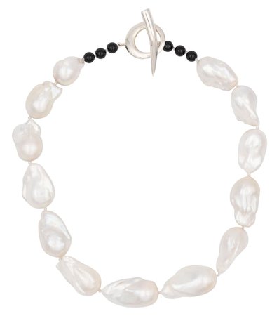 Sophie Buhai Baroque pearl and sterling silver necklace