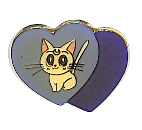 Sailor Moon Artemis cat heart pin vintage