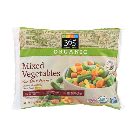 Vegetables, Mixed, 16 Oz., 16 oz, 365 Everyday Value® | Whole Foods Market
